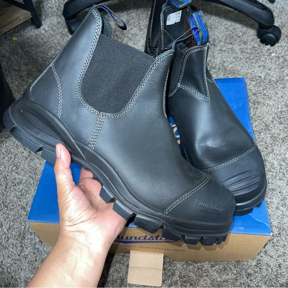 BLUNDSTONE 990 PUR - SAFETY-E/S-V CUT-SCUFF CAP Sz Men’s 13 main image 11